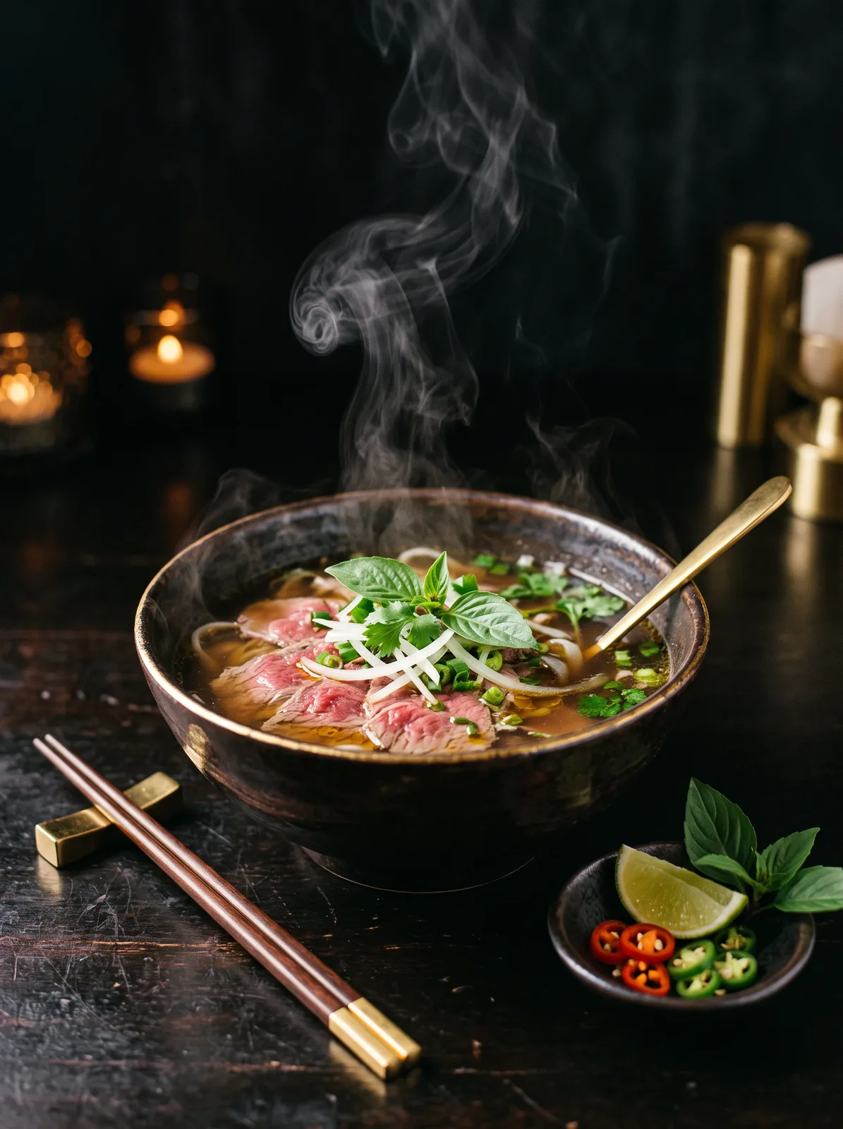 Phở bò nóng hổi